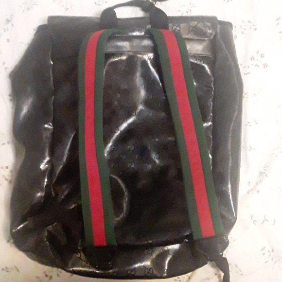 Gucci 500 Imprime Monogram Black Backpack - Picture 2 of 6